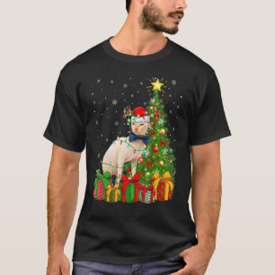 Sphynx Cat Xmas Lights Santa Sphynx Cat Christma T-Shirt