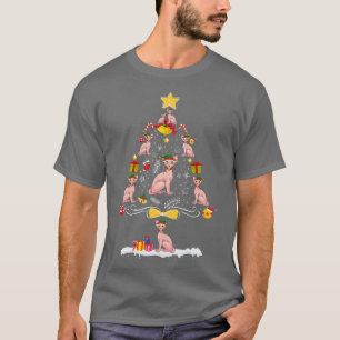 Sphynx Christmas Tree  Cat Owner Gift  T-Shirt