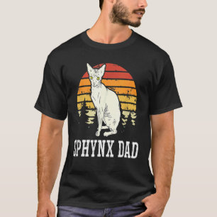Sphynx Dad  Feline  Hairless Cat Kitten T-Shirt
