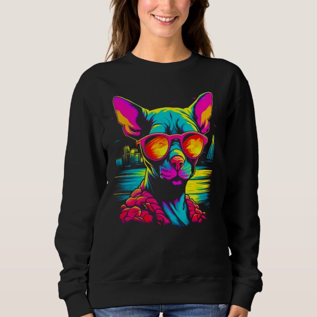 Sphynx Hairless Cat Summer Sweatshirt (Front)