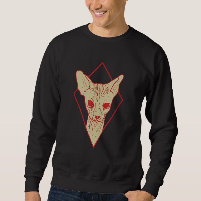 Sphynx Jewellery Sphynx Bath Sphynx Art Sphynx Kit Sweatshirt (Front)