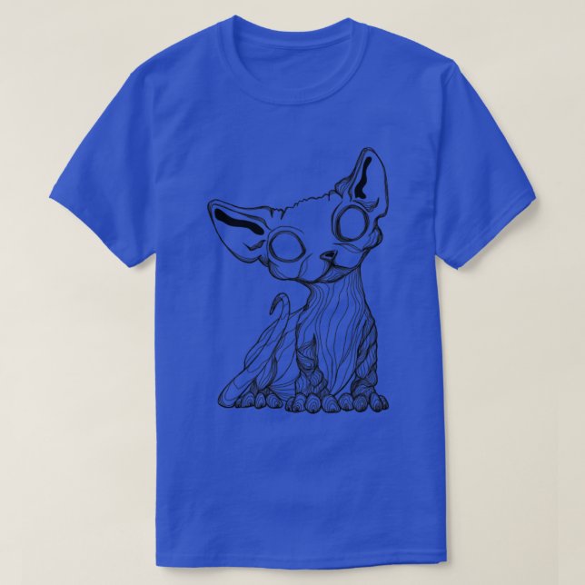 Sphynx Kitten T-Shirt (Design Front)