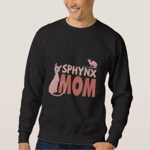 Sphynx Mum Cat Mother Hairless Cats Kitten Girl Sweatshirt