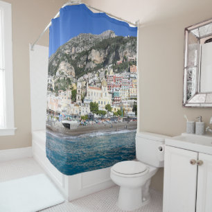 Spiaggia di Positano Marina Grande 1 Shower Curtain