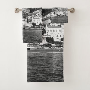 Spiaggia di Positano Marina Grande 2 - BW Bath Towel Set
