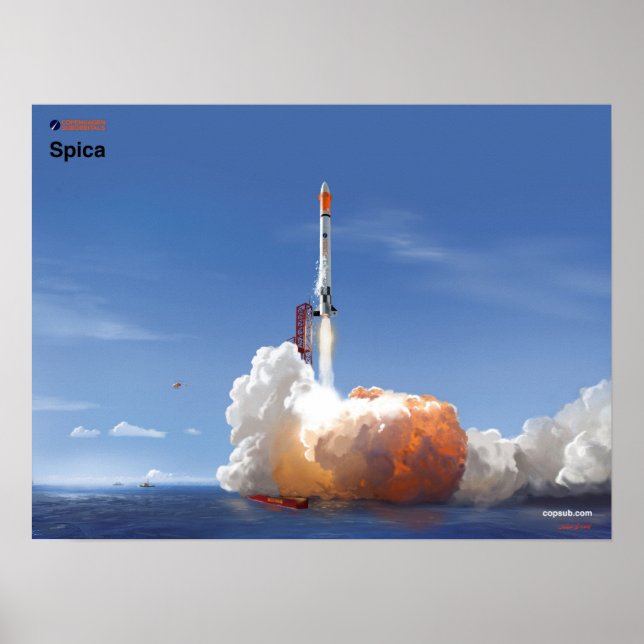 Spica launch poster (Front)