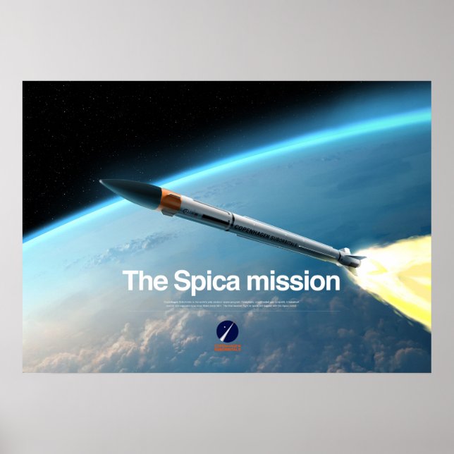 Spica mission poster (Front)