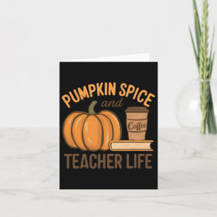 Spice And Teacher Life Halloween Teacher Card
