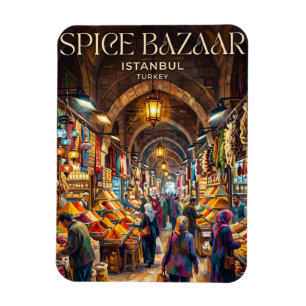 Spice Bazaar Turkey Magnet