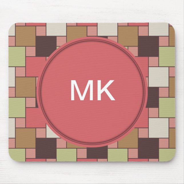 Spice Cabinet Geometric Mouse Pad (Front)