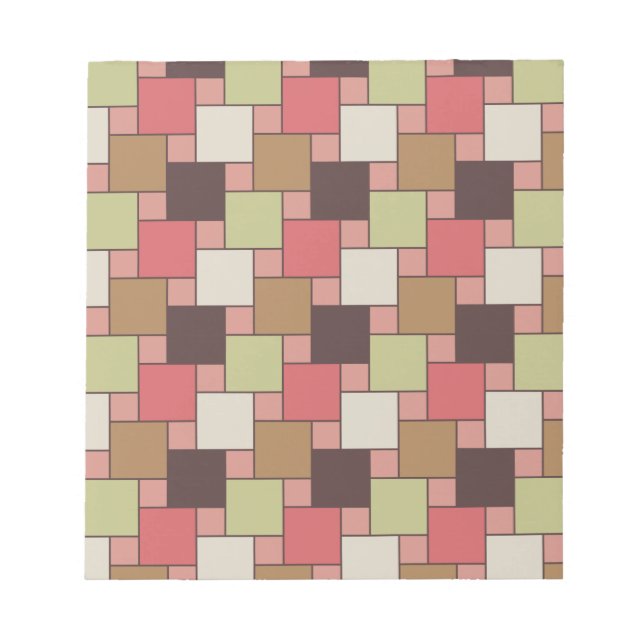 Spice Cabinet Geometric Notepad (Front)