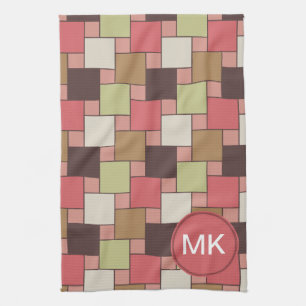 Spice Cabinet Geometric Tea Towel