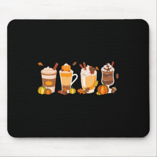 Spice Coffee Latte Fall Autumn Season Hello Fall Mouse Pad