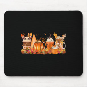 Spice Fall Coffee Hot Tea Autumn Harvest Women Dri Mouse Pad