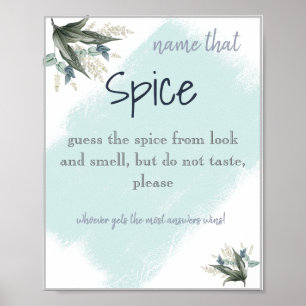 "Spice It Up: Name That Spice Bridal Shower Game" Poster
