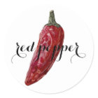 Spice label: Red Pepper