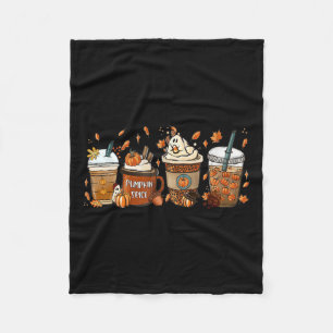 Spice Latte Fall Coffee Pumpkin Spice Thanksgiving Fleece Blanket