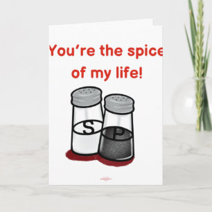 Spice of My Life Valentine's Day Card