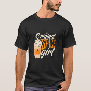 Spice Pumpkin Girl Coffee Lover Autumn Fall Vintag T-Shirt