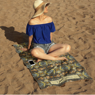 Spice Road, custom Beach Towel