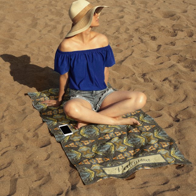 Spice Road, custom Beach Towel (Creator Uploaded)