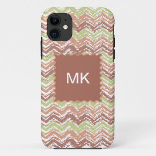 Spice Scribble Chevron ZigZag iPhone 11 Case
