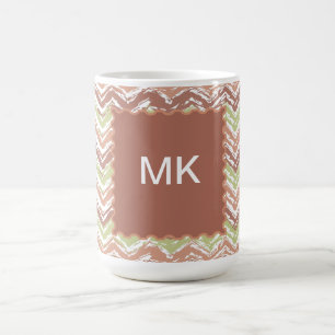 Spice Scribble Chevron ZigZag Coffee Mug