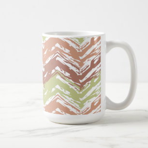 Spice Scribble Chevron ZigZag Coffee Mug