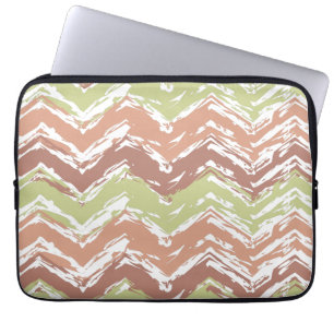 Spice Scribble Chevron ZigZag Laptop Sleeve