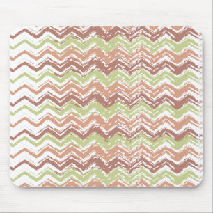 Spice Scribble Chevron ZigZag Mouse Pad