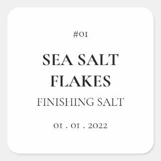 Spice Seasoning Cooking Pantry Modern Label