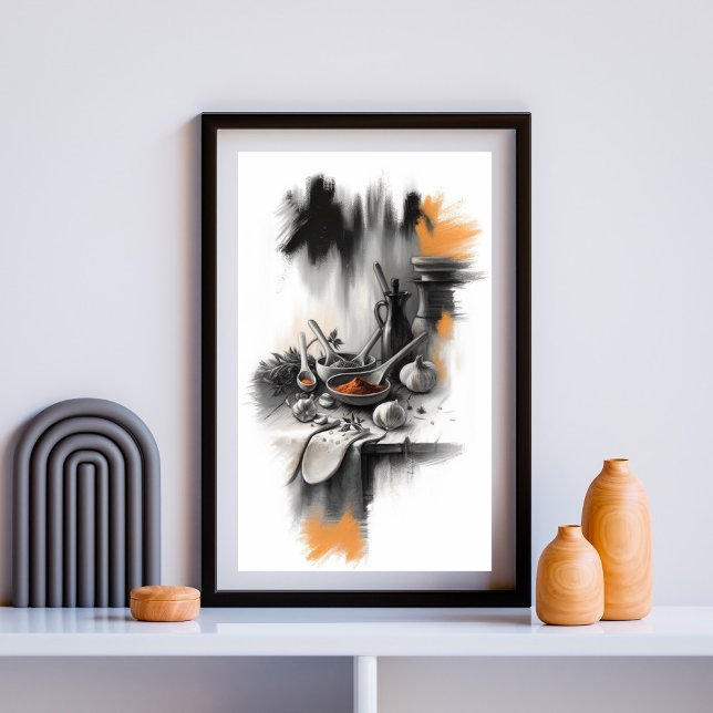 Spice & Shadow – Culinary Still Life Poster (Creator Uploaded)