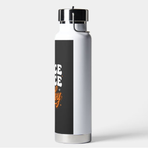 Spice Spice Baby Halloween Retro Typography Design Water Bottle