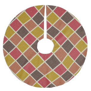 SPICE TILES BRUSHED POLYESTER TREE SKIRT