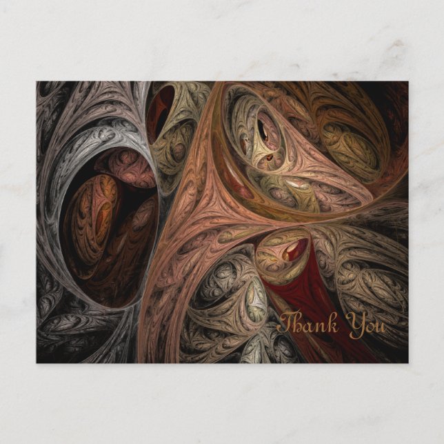 Spice Twist Fractal Postcard (Front)