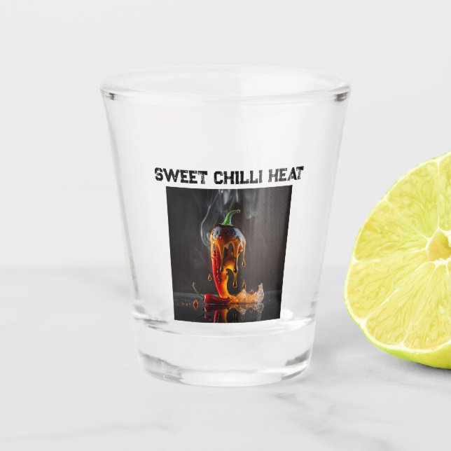 Spice Up Your Shots: Chilli Pepper Shot Glass (Front)