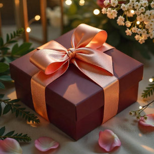 Spiced Cookie Brown BE562F Satin Ribbon