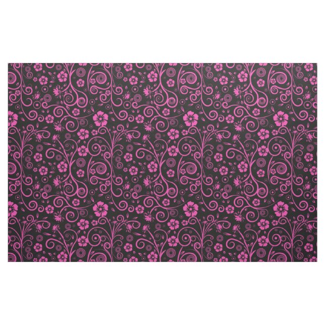 Spiced Pink Floral Fabric (Yard)