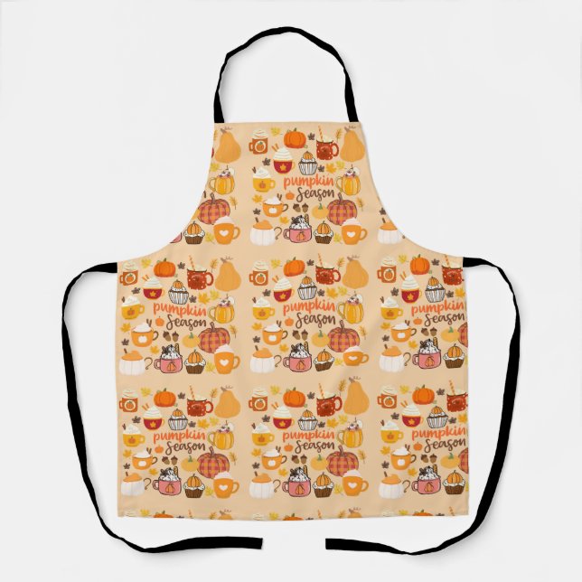 Spiced Pumpkin Season Apron (Front)