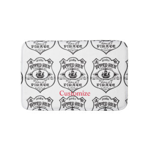 Spiced Rum Pirate Drink Thunder_Cove Bath Mat