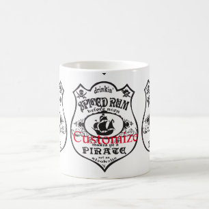 Spiced Rum Pirate Drink Thunder_Cove Coffee Mug