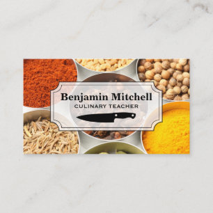 Spices in Tin Cups Business Card