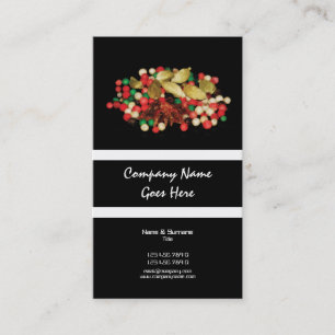 Spices indian oriental CUSTOM business profile Business Card