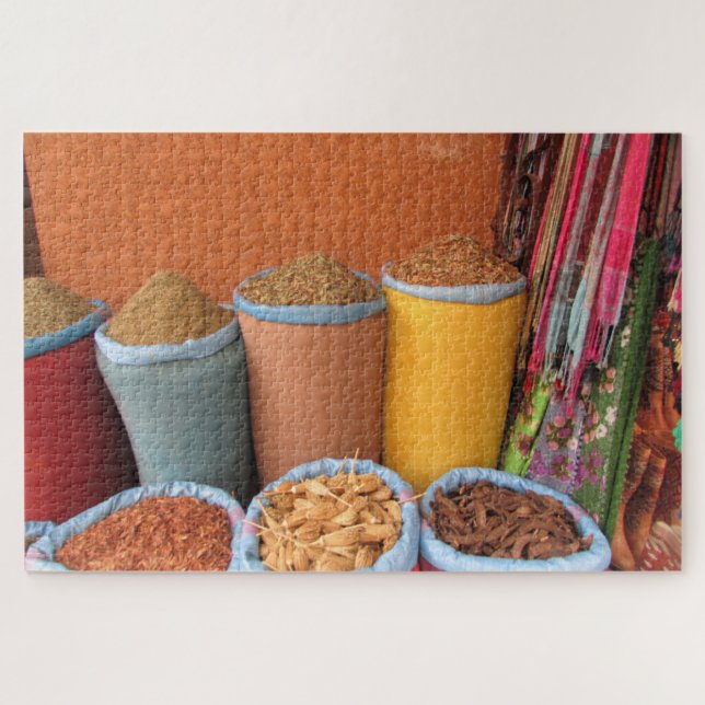 spices morocco medina jigsaw puzzle (Horizontal)