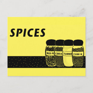 Spices Postcard