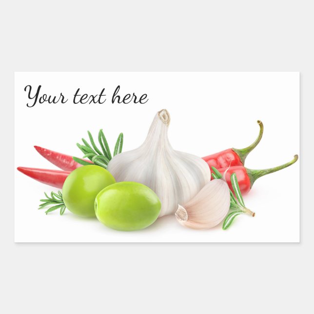 Spices Rectangular Sticker (Front)