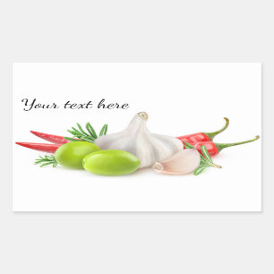 Spices Rectangular Sticker