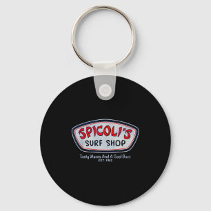 Spicoli summer surf retro key ring