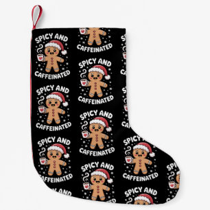 Spicy And Caffeinated Christmas Gingerbread Coffee Small Christmas Stocking