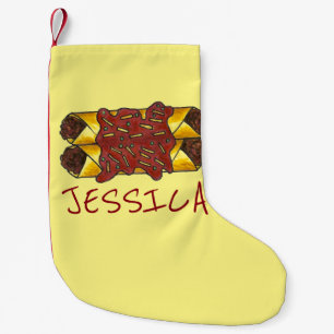 Spicy Bean Cheese Enchiladas Mexican Food Foodie Small Christmas Stocking